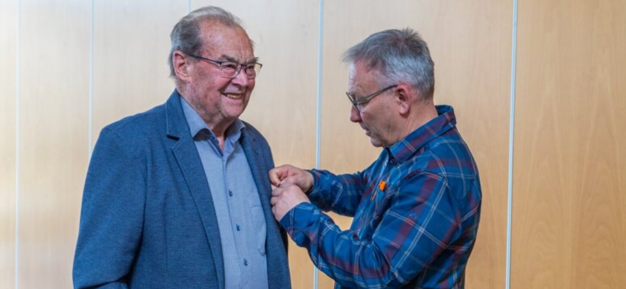 © 70 Jahre - v.l.n.r. Erwin Geisinger, Klaus Hassler