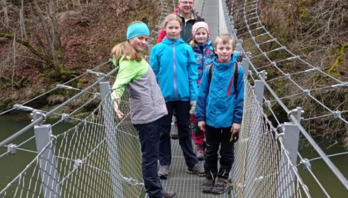 Die Familiengruppe auf dem Felsenweg | © DAV Biberach