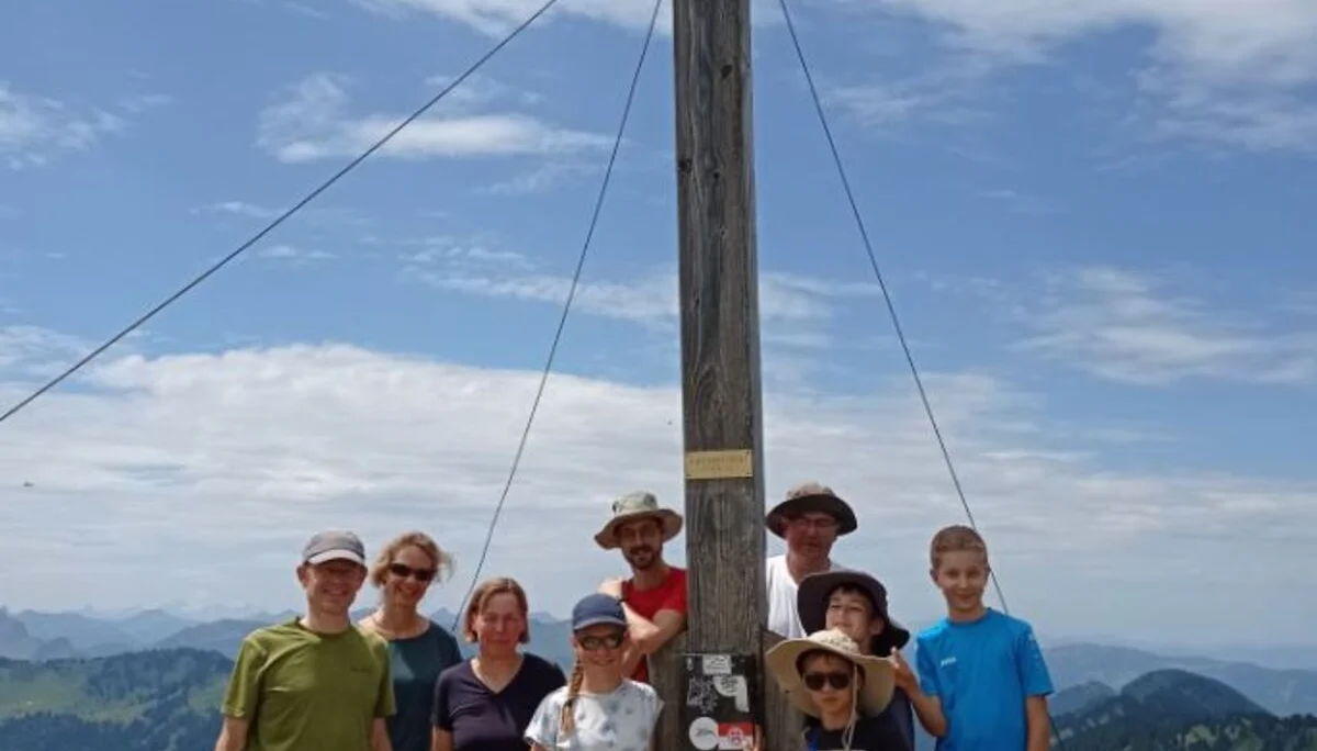 Auf dem Gipfel des Siplinger Kopfes | © DAV Biberach