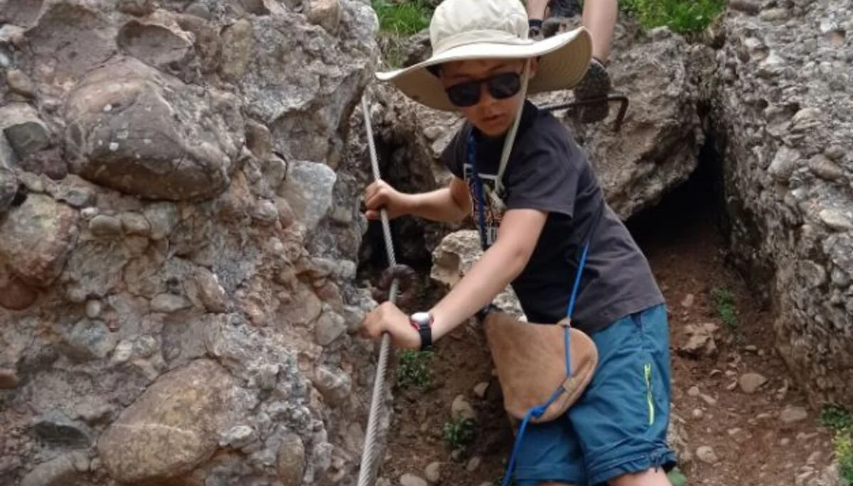 Kletterstellen im Abstieg | © DAV Biberach