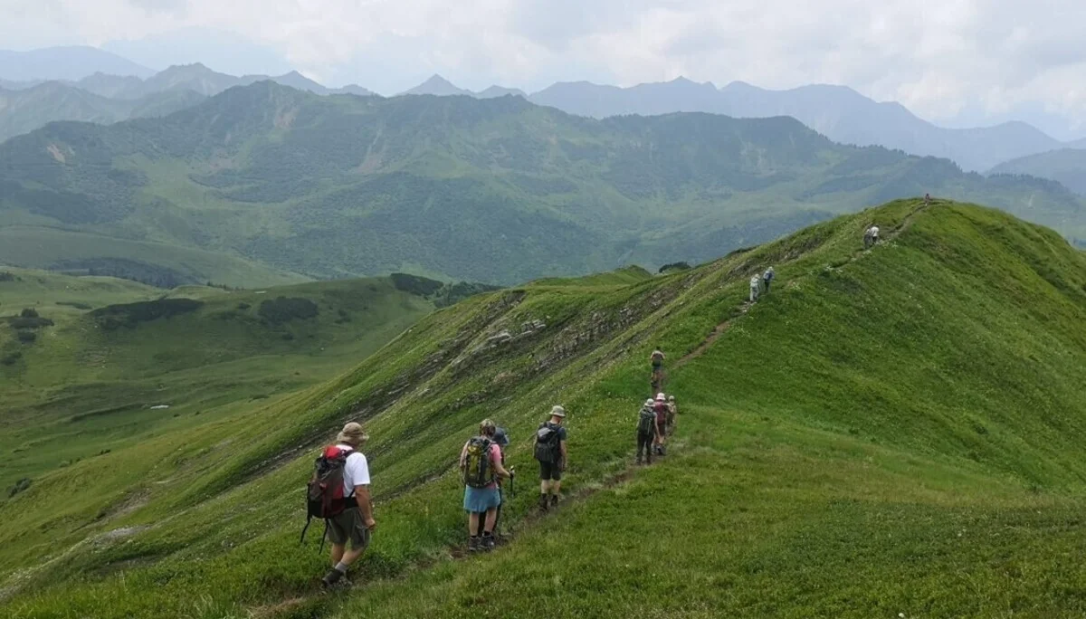 Abstieg von der Sünser Spitze | © DAV Biberach