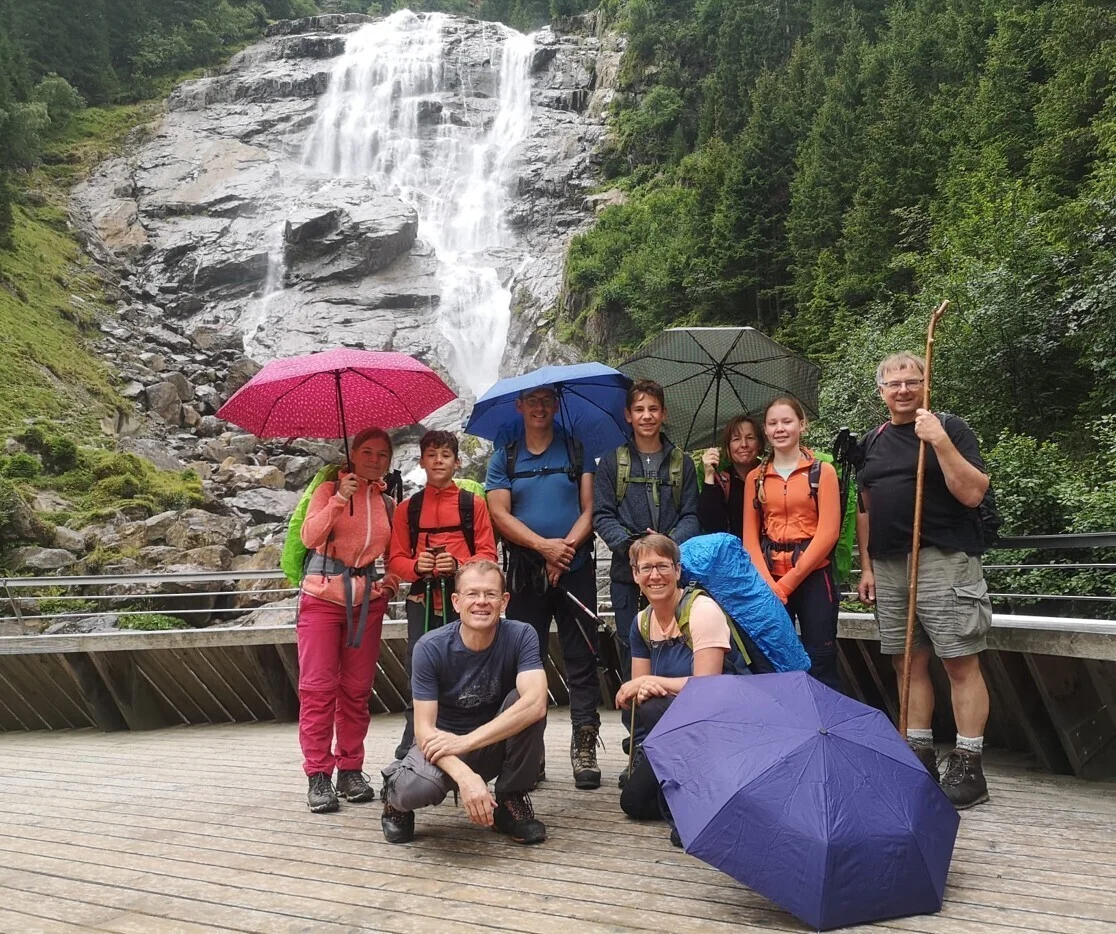 Vor dem Grawawasserfall | © DAV Biberach