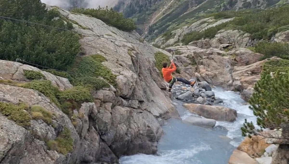 Flying Fox an der Sulzenauhütte | © DAV Biberach