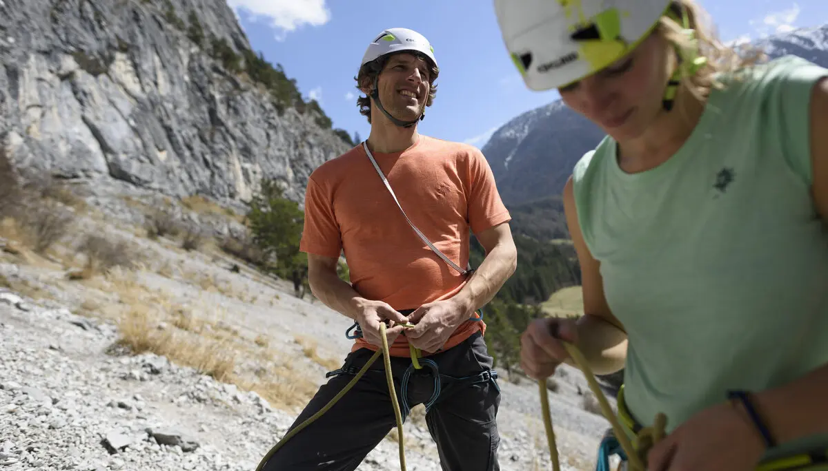 Outdoor-Klettern am Fels | © DAV/Wolfgang Ehn